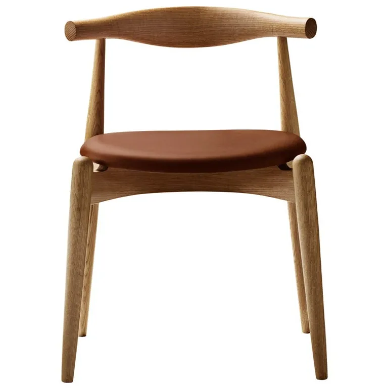 Carl Hansen & Søn CH20 Elbow chair, oiled oak - cognac leather Thor 307