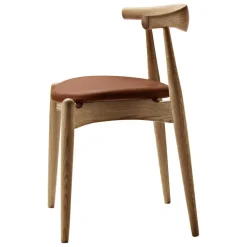 Carl Hansen & Søn CH20 Elbow chair, oiled oak - cognac leather Thor 307