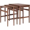 Carl Hansen & Søn CH004 Nesting Tables, oiled walnut