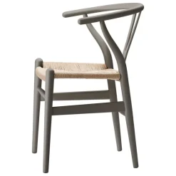 Carl Hansen & Søn CH24 Wishbone chair, soft slate - natural cord