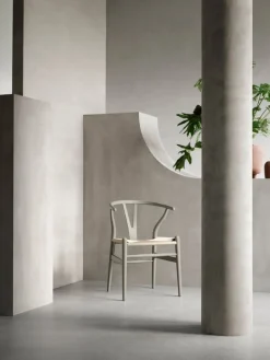 Carl Hansen & Søn CH24 Wishbone chair, soft clay - natural cord