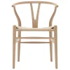 Carl Hansen & Søn CH24 Wishbone chair, white oiled oak - natural cord