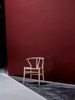 Carl Hansen & Søn CH24 Wishbone chair, white oiled oak - natural cord