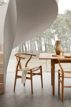 Carl Hansen & Søn CH24 Wishbone chair, oiled teak - natural cord