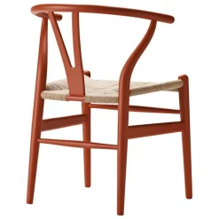 Carl Hansen & Søn CH24 Wishbone chair, soft terracotta - natural cord