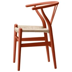 Carl Hansen & Søn CH24 Wishbone chair, soft terracotta - natural cord