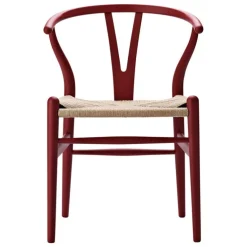 Carl Hansen & Søn CH24 Wishbone chair, soft red brown - natural cord