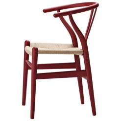 Carl Hansen & Søn CH24 Wishbone chair, soft red brown - natural cord