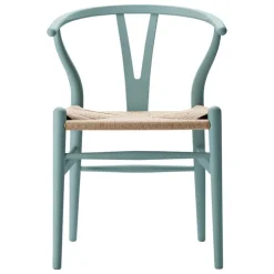 Carl Hansen & Søn CH24 Wishbone chair, soft pewter - natural cord