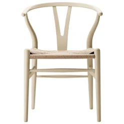 Carl Hansen & Søn CH24 Wishbone chair, soft barley - natural cord