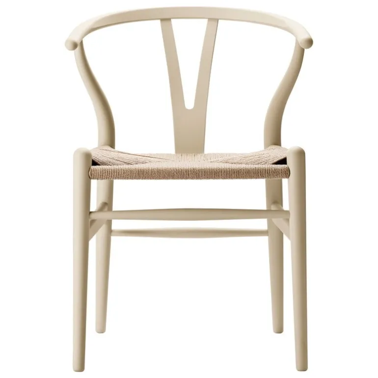 Carl Hansen & Søn CH24 Wishbone chair, soft barley - natural cord