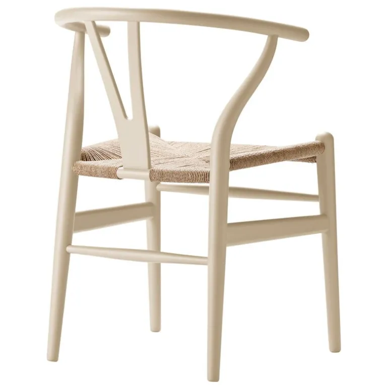 Carl Hansen & Søn CH24 Wishbone chair, soft barley - natural cord