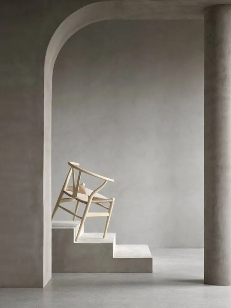 Carl Hansen & Søn CH24 Wishbone chair, soft barley - natural cord