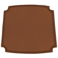 Carl Hansen & Søn CH24 Wishbone cushion, brown leather Loke 7748