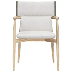 Carl Hansen & Søn Embrace E008 dining chair cushion, Agora Life Oat