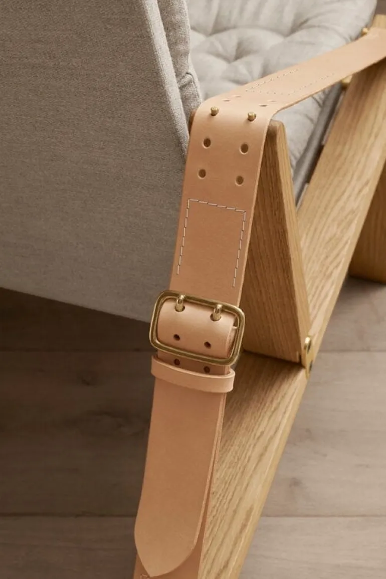 Carl Hansen & Søn FK11 Plico chair, oiled oak - natural linen