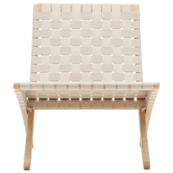 Carl Hansen & Søn MG501 Cuba lounge chair, oiled oak - natural webbing