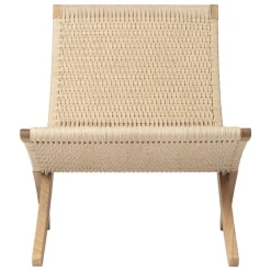 Carl Hansen & Søn MG501 Cuba lounge chair, oiled oak - natural cord