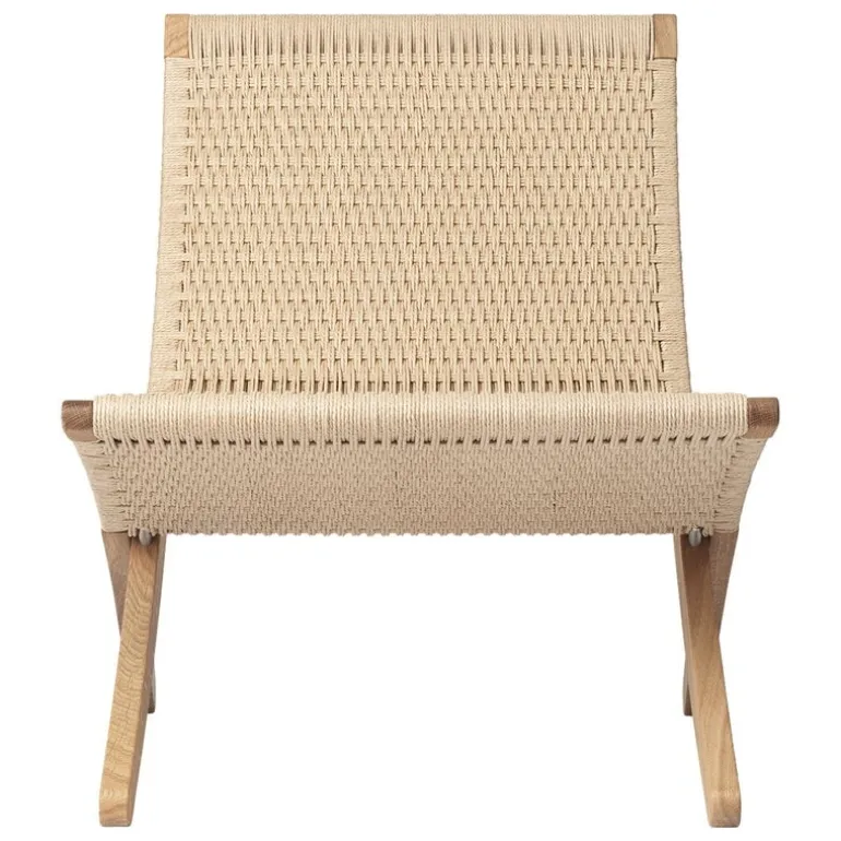 Carl Hansen & Søn MG501 Cuba lounge chair, oiled oak - natural cord