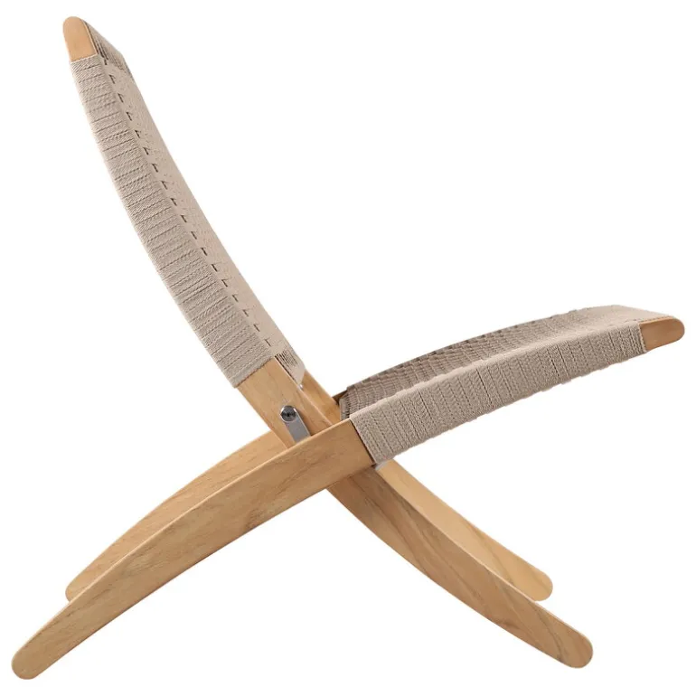 Carl Hansen & Søn MG501 Cuba outdoor lounge chair, teak - Sesame 083