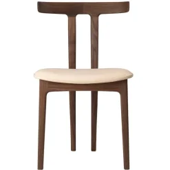 Carl Hansen & Søn OW58 T-chair, oiled walnut - beige leather Sif 90