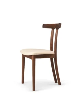 Carl Hansen & Søn OW58 T-chair, oiled walnut - beige leather Sif 90