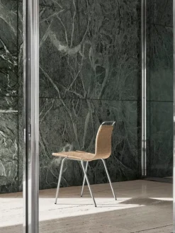 Carl Hansen & Søn PK1 chair, stainless steel - natural paper cord