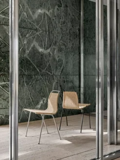 Carl Hansen & Søn PK1 chair, stainless steel - natural paper cord