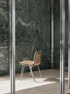 Carl Hansen & Søn PK1 chair, stainless steel - natural paper cord