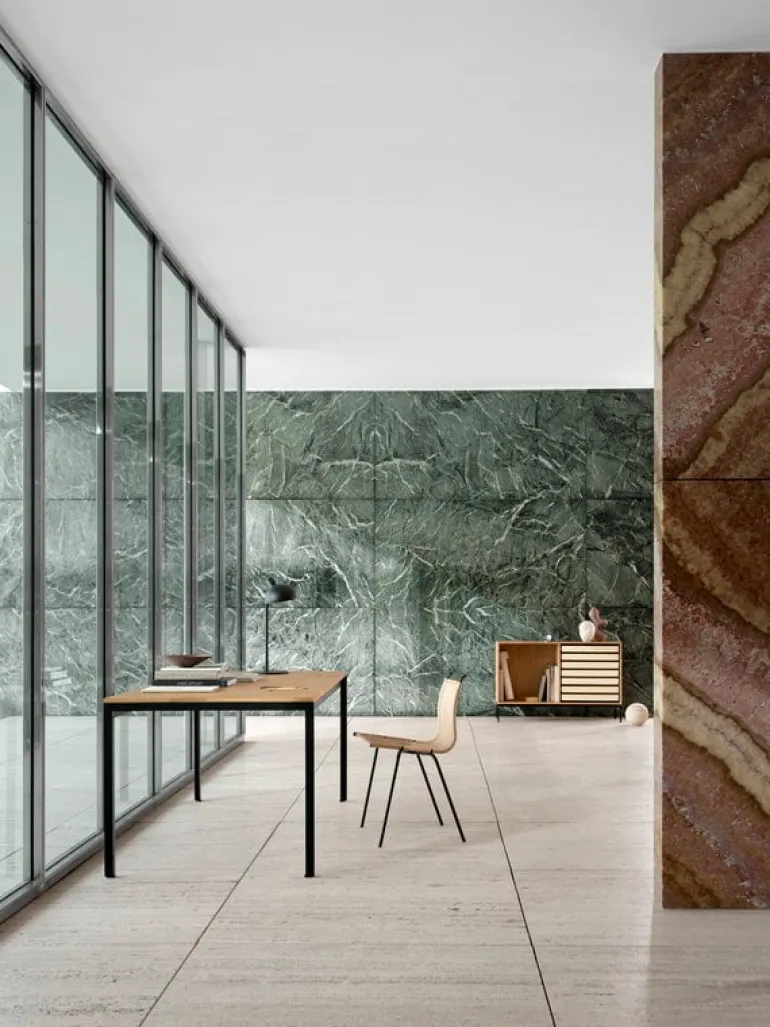 Carl Hansen & Søn PK1 chair, black steel - natural paper cord