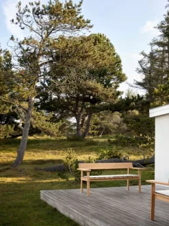 Carl Hansen & Søn Timbur GL101 bench cushion, Agora Life Oat