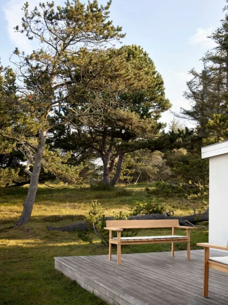 Carl Hansen & Søn Timbur GL101 bench cushion, Agora Life Oat