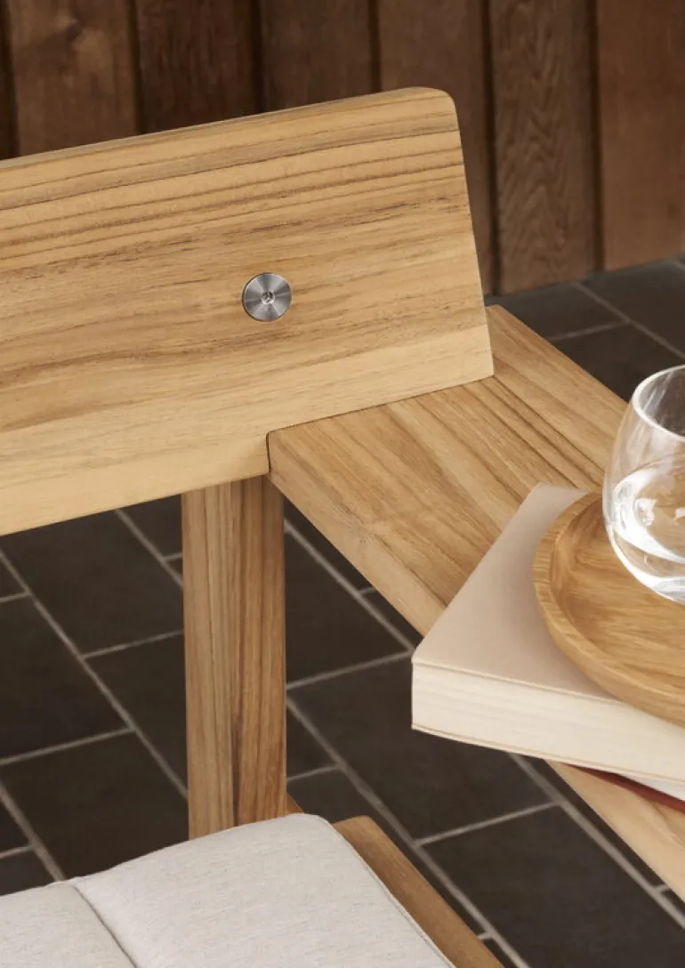 Carl Hansen & Søn Timbur GL101 bench cushion, Agora Life Oat