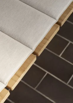 Carl Hansen & Søn Timbur GL101 bench cushion, Agora Life Oat