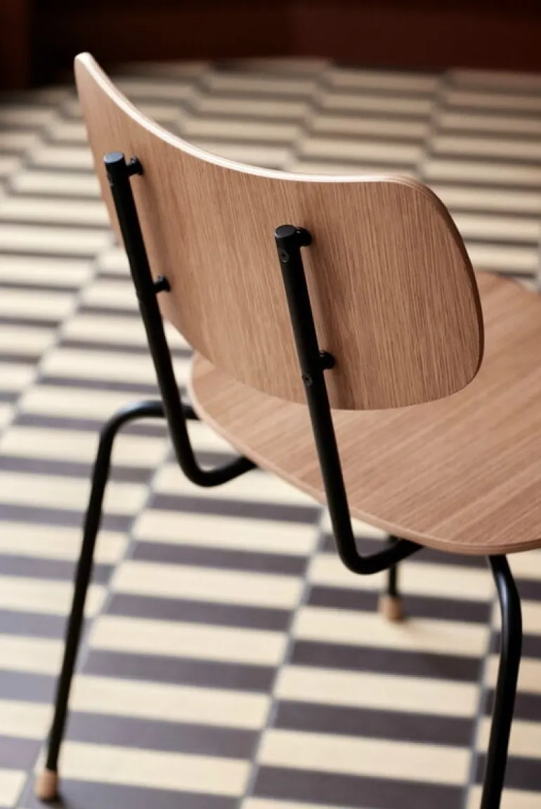 Carl Hansen & Søn VLA26T Vega chair, black - oiled oak