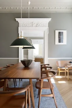 Carl Hansen & Søn Wegner pendant, dark green - gold