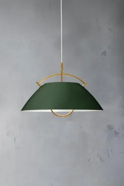 Carl Hansen & Søn Wegner pendant, dark green - gold