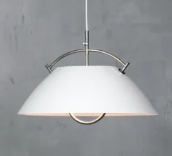 Carl Hansen & Søn Wegner pendant, white - nickel