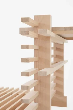 Collaboratorio Cubile 160 bed, beech