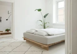 Collaboratorio Cubile 180 bed, oak