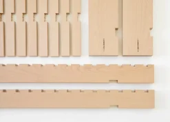 Collaboratorio Cubile 180 bed, beech