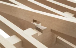 Collaboratorio Cubile 160 bed, oak