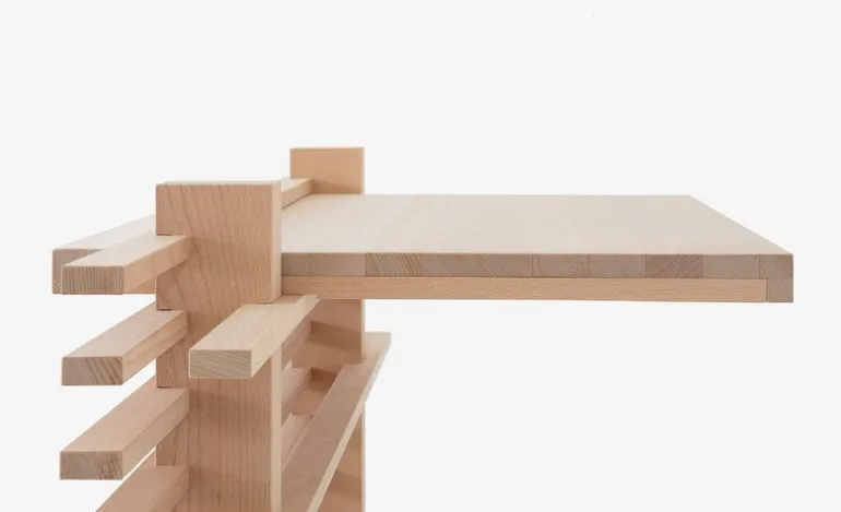 Collaboratorio Cubile 180 desk, beech