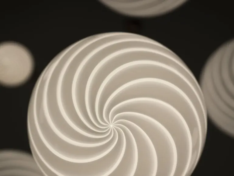 Copenhagen Venice S30 Vetri Murano pendant, white