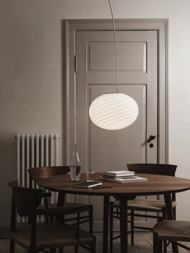 Copenhagen Venice S35 Vetri Murano pendant, white