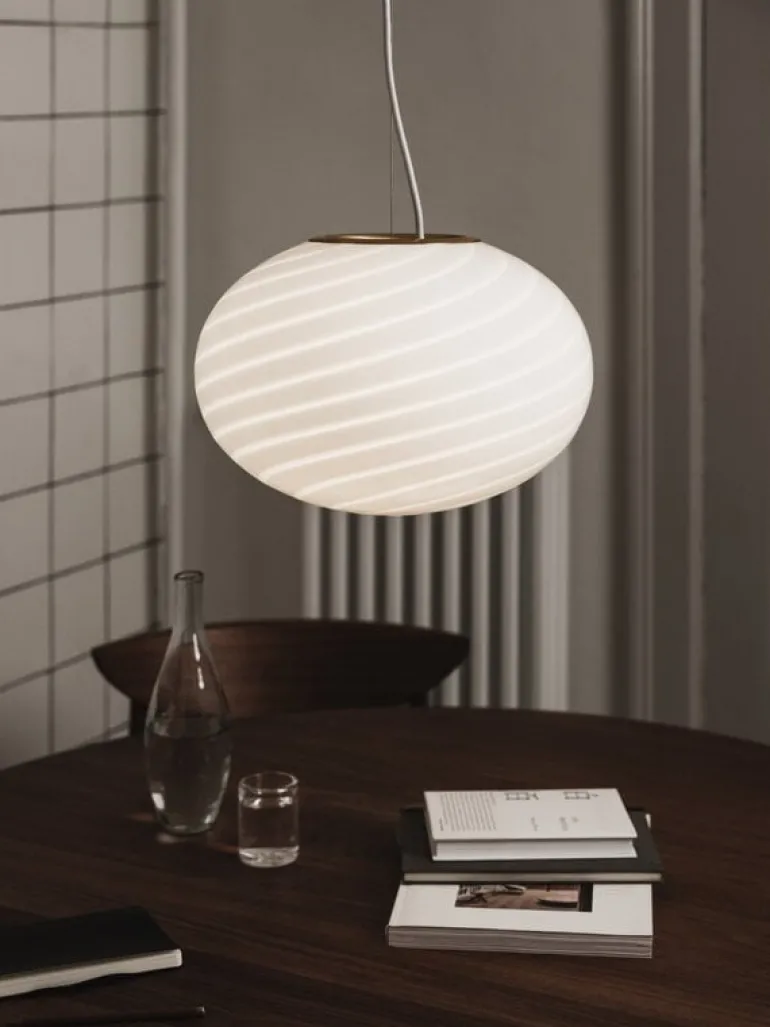 Copenhagen Venice S35 Vetri Murano pendant, white