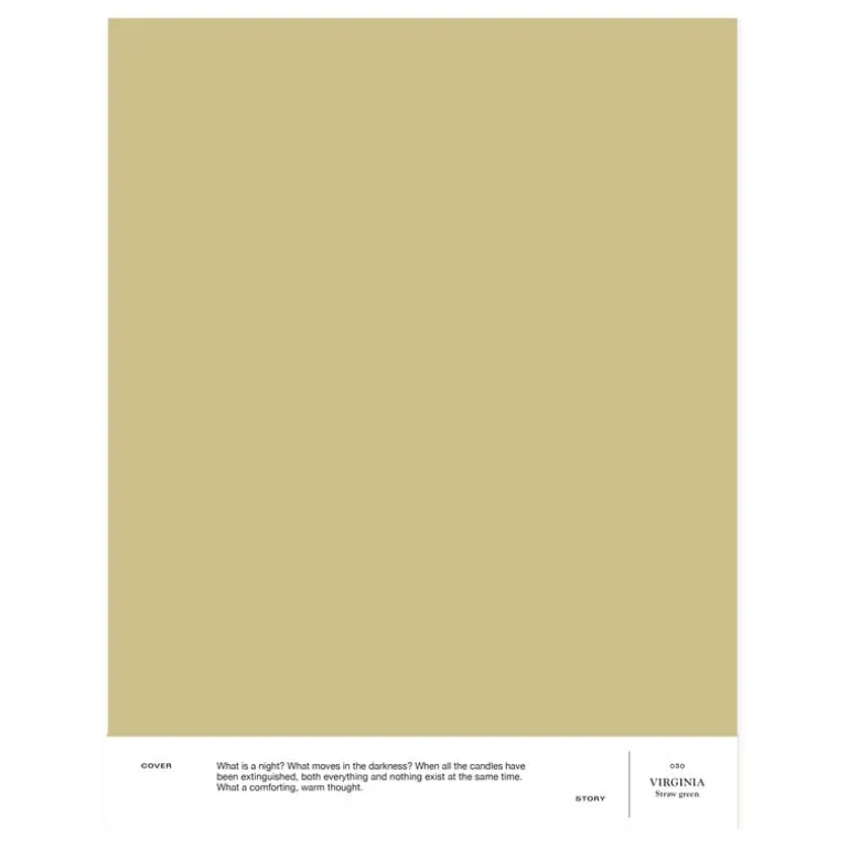 Cover Story Interior paint, 9 L, 030 VIRGINIA - straw green
