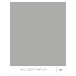 Cover Story Interior paint, 9 L, 012 MARY - dark grey
