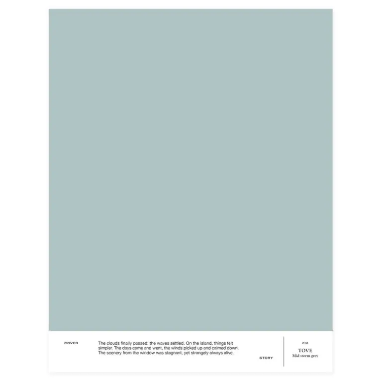 Cover Story Interior paint, 3,6 L, 016 TOVE - mid storm grey