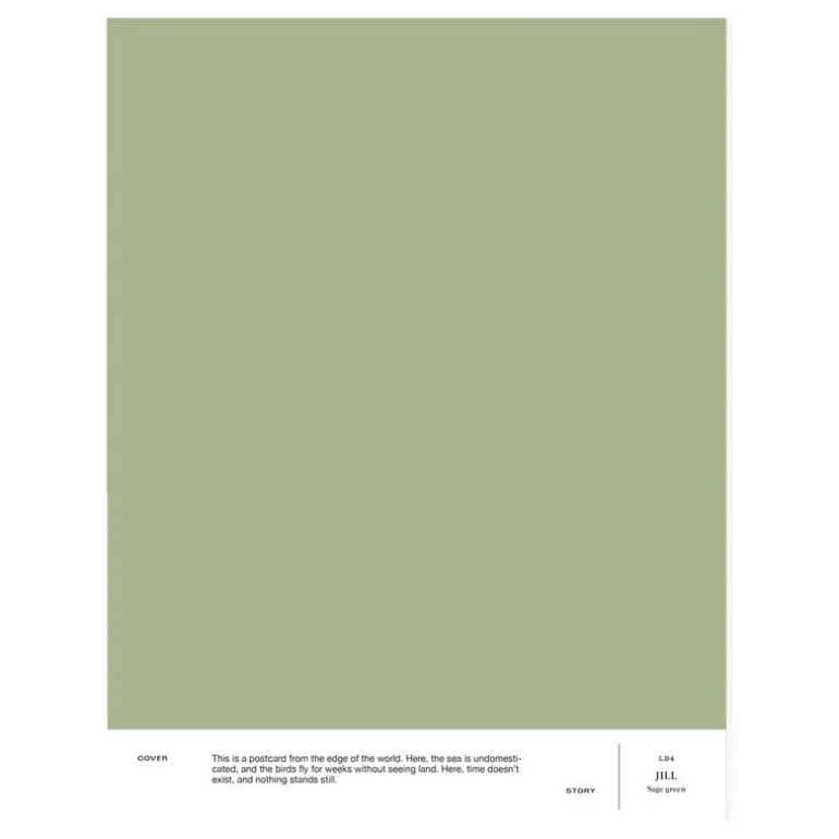 Cover Story Interior paint, 3,6 L, LB4 JILL - sage green